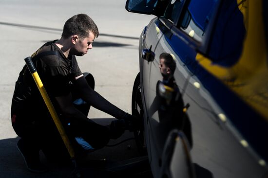 Tire service center in Veliky Novgorod