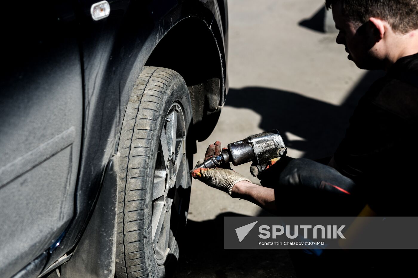 Tire service center in Veliky Novgorod