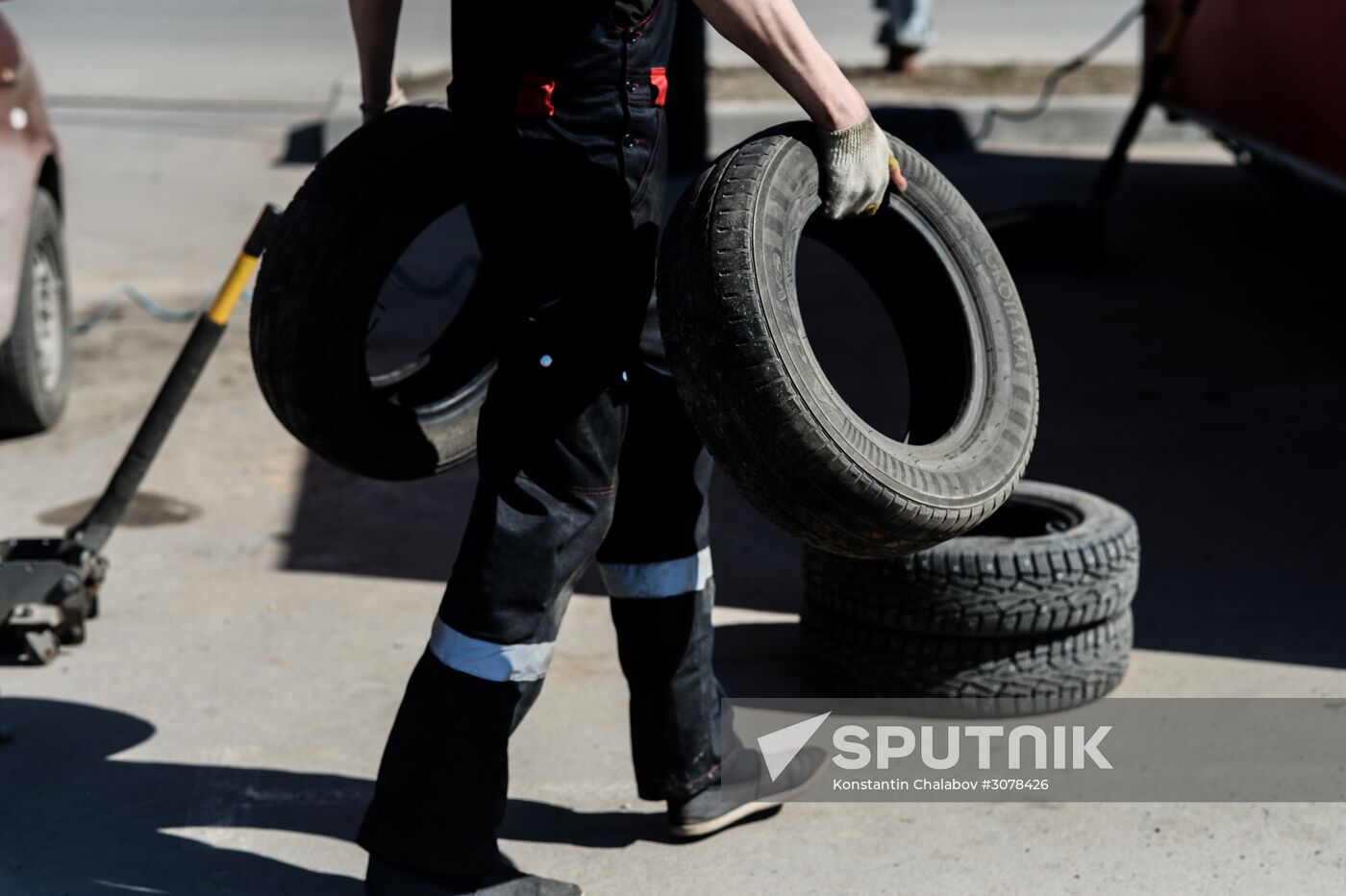 Tire service center in Veliky Novgorod