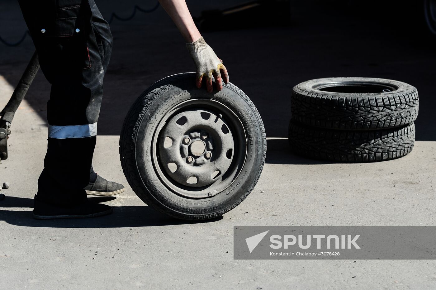 Tire service center in Veliky Novgorod