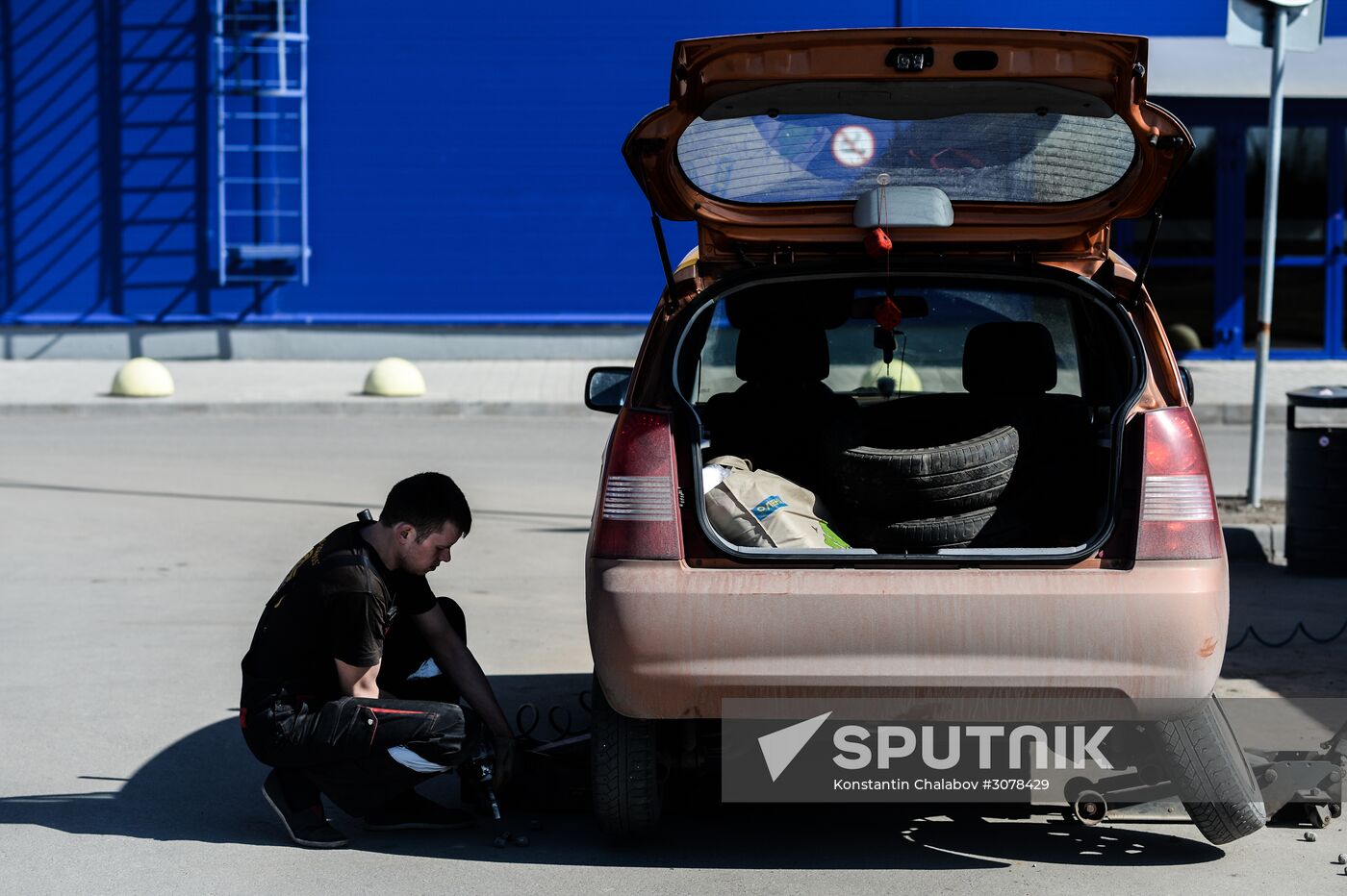 Tire service center in Veliky Novgorod