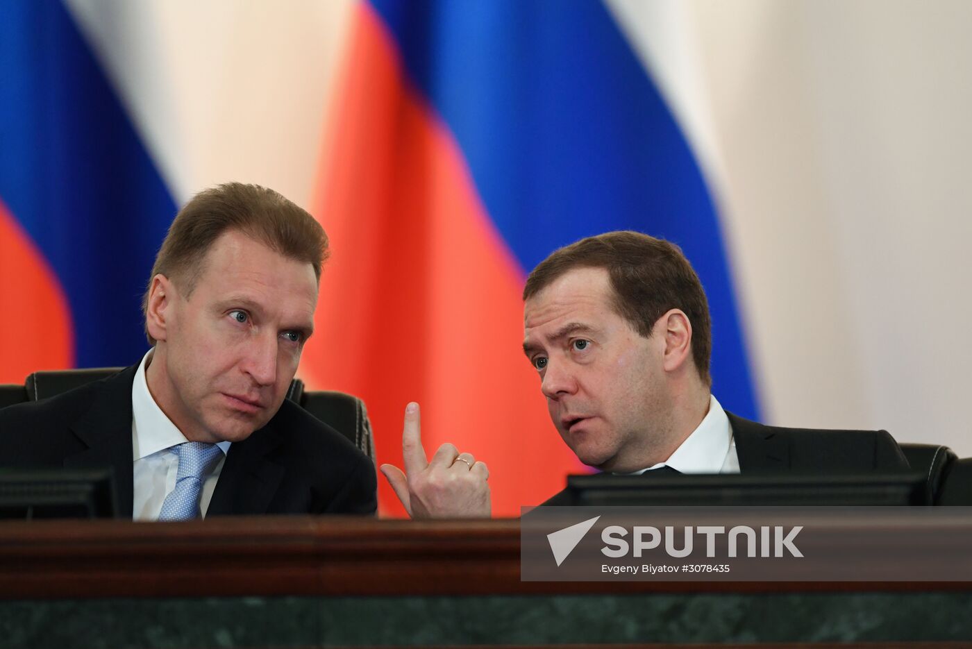 Russian Prime Minister Dmitry Medvedev attends expanded meeting of Finance Ministry Board