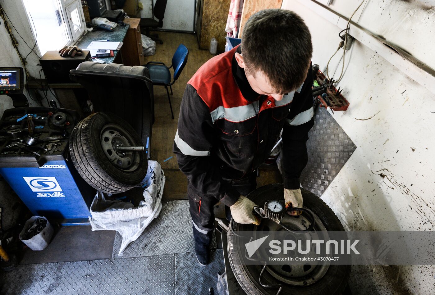 Tire service center in Veliky Novgorod