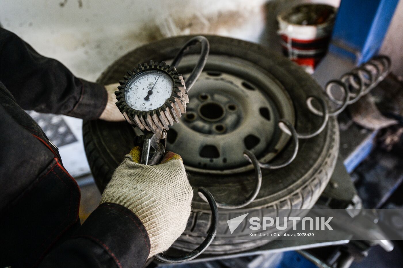 Tire service center in Veliky Novgorod