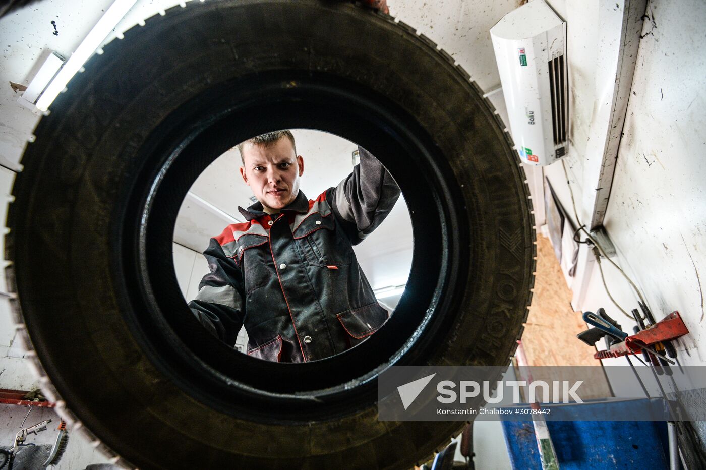 Tire service center in Veliky Novgorod