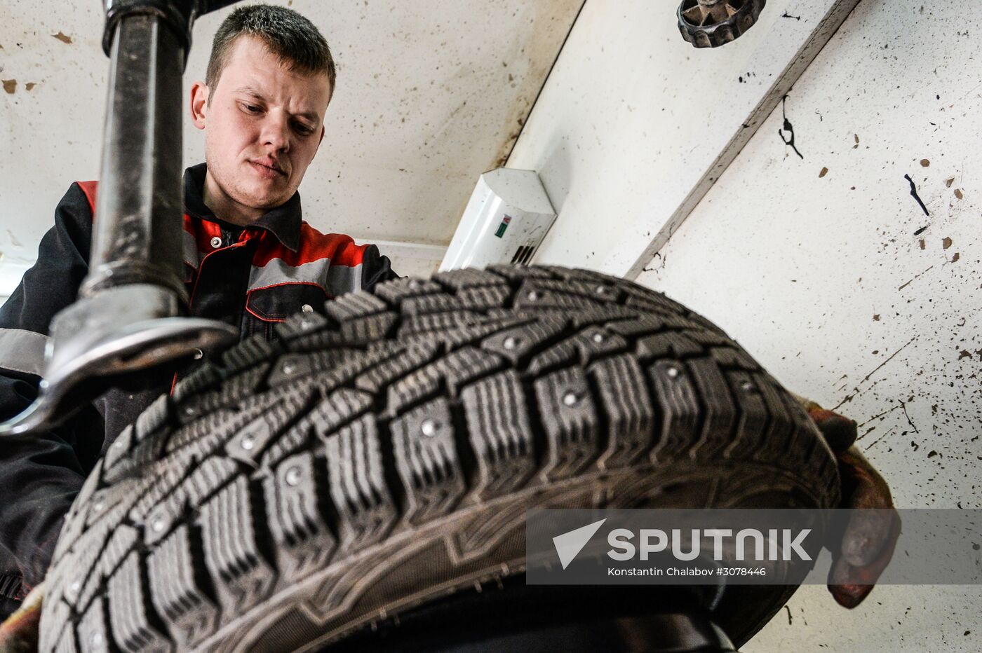 Tire service center in Veliky Novgorod