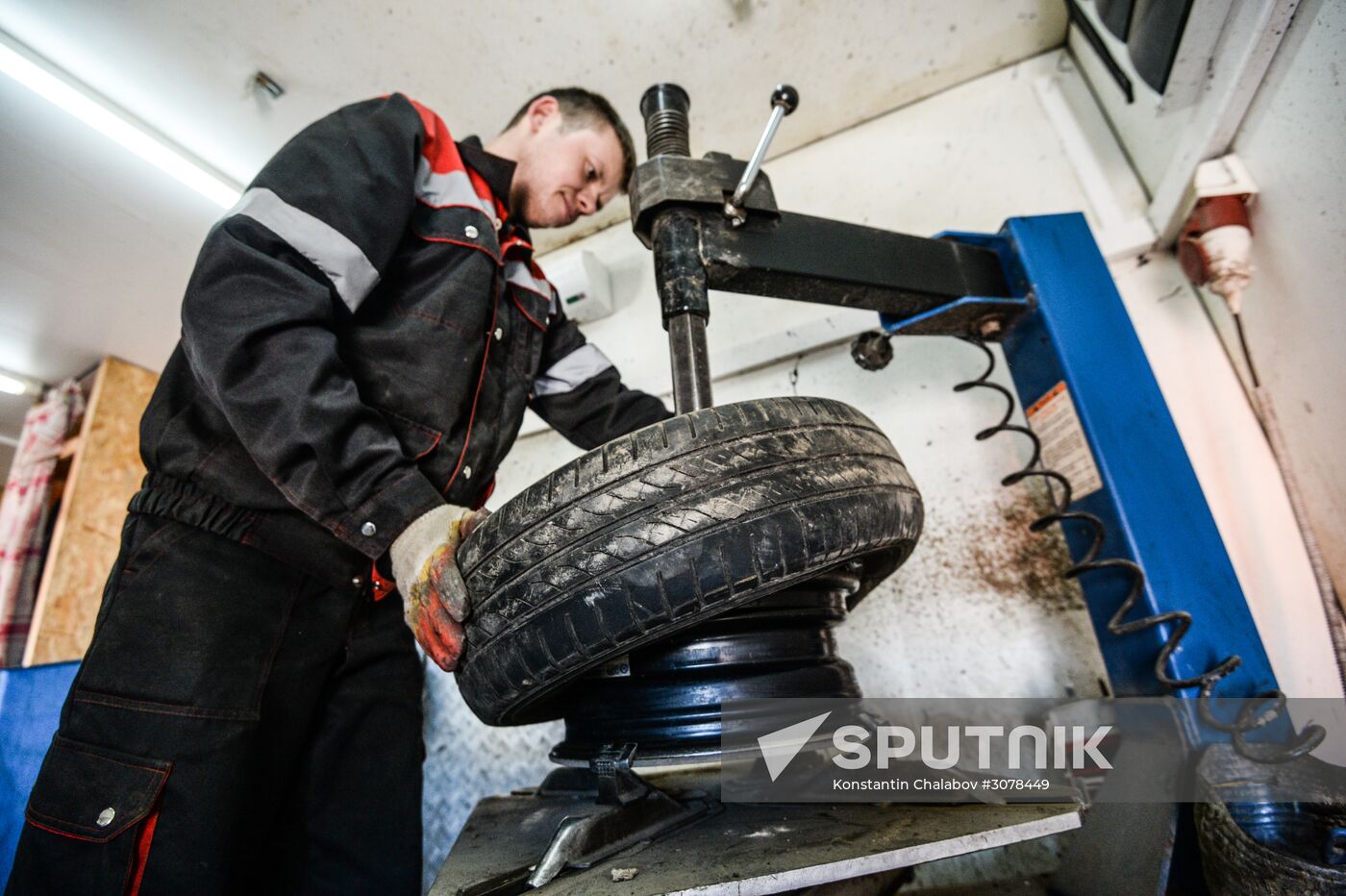 Tire service center in Veliky Novgorod