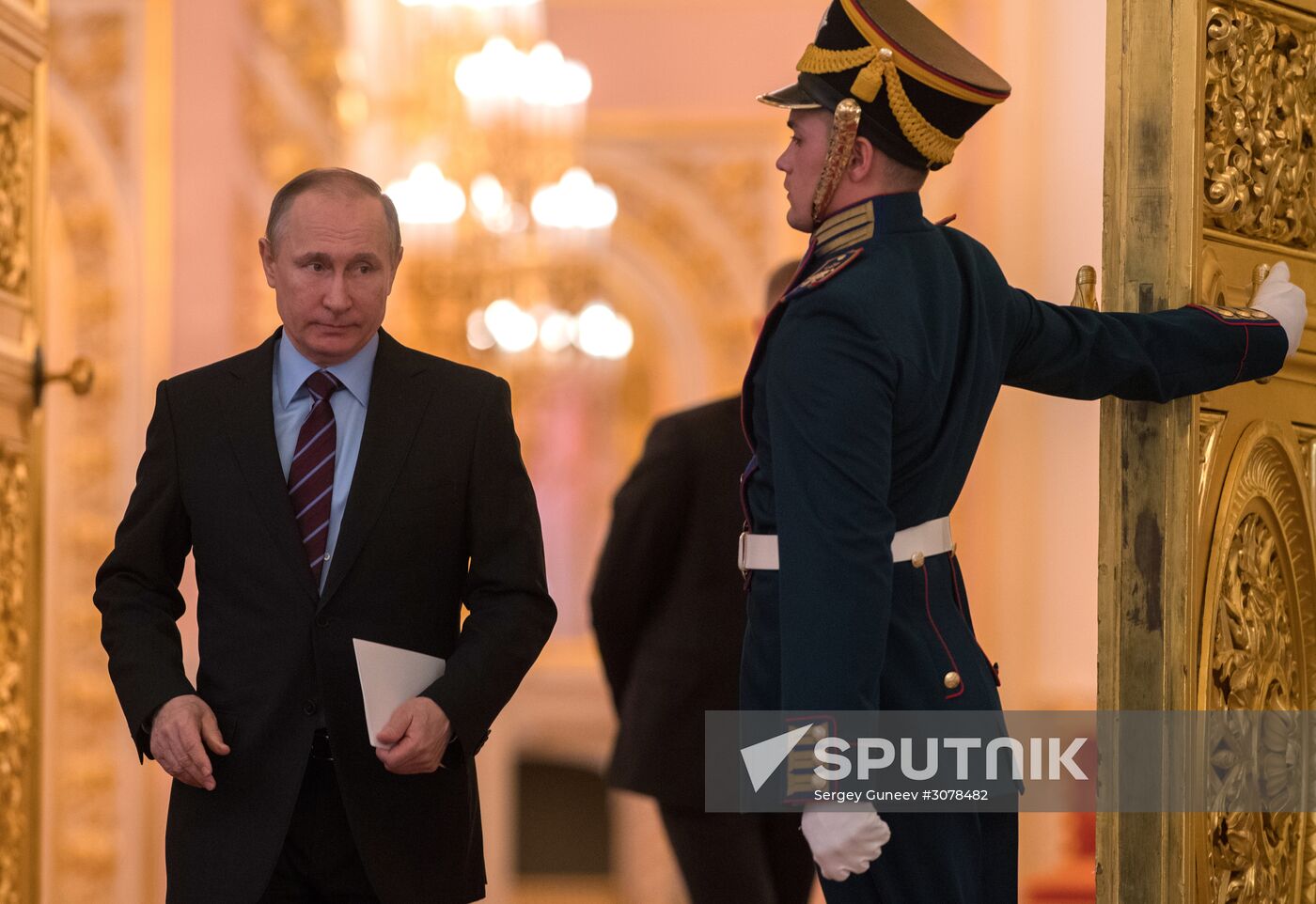 Russian President Vladimir Putin chairs meeting of Russian Pobeda (Victory) Organizing Committee