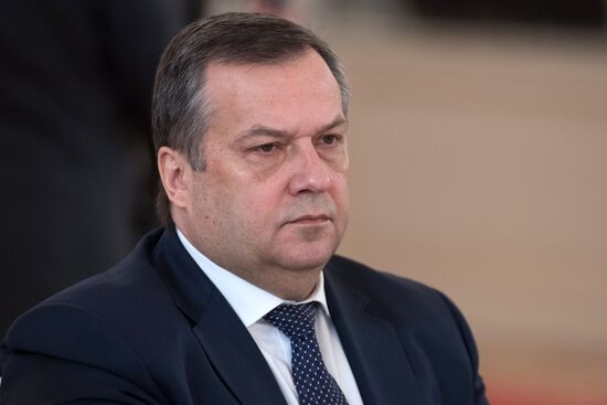 Russian President Vladimir Putin chairs meeting of Russian Pobeda (Victory) Organizing Committee