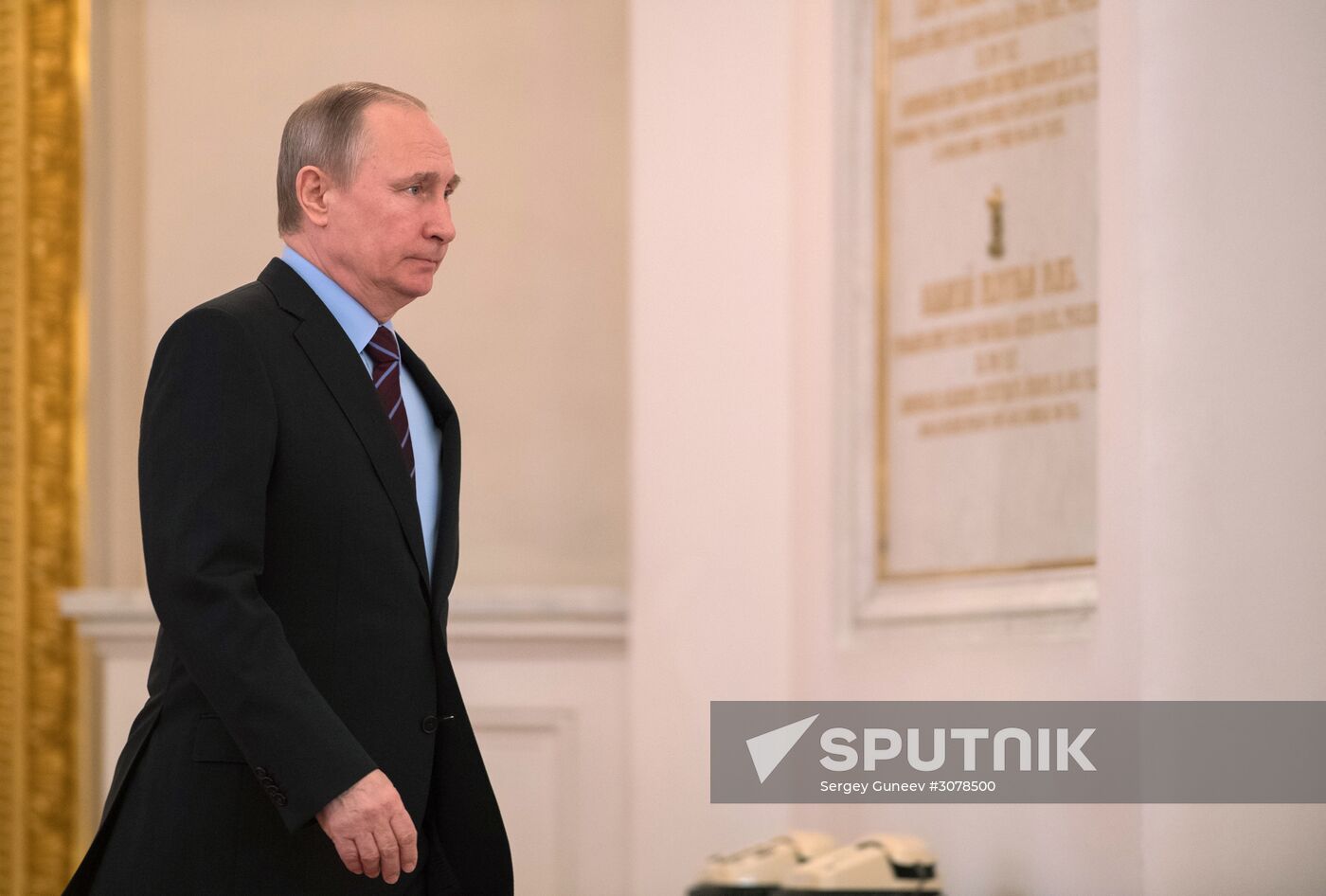 Russian President Vladimir Putin chairs meeting of Russian Pobeda (Victory) Organizing Committee