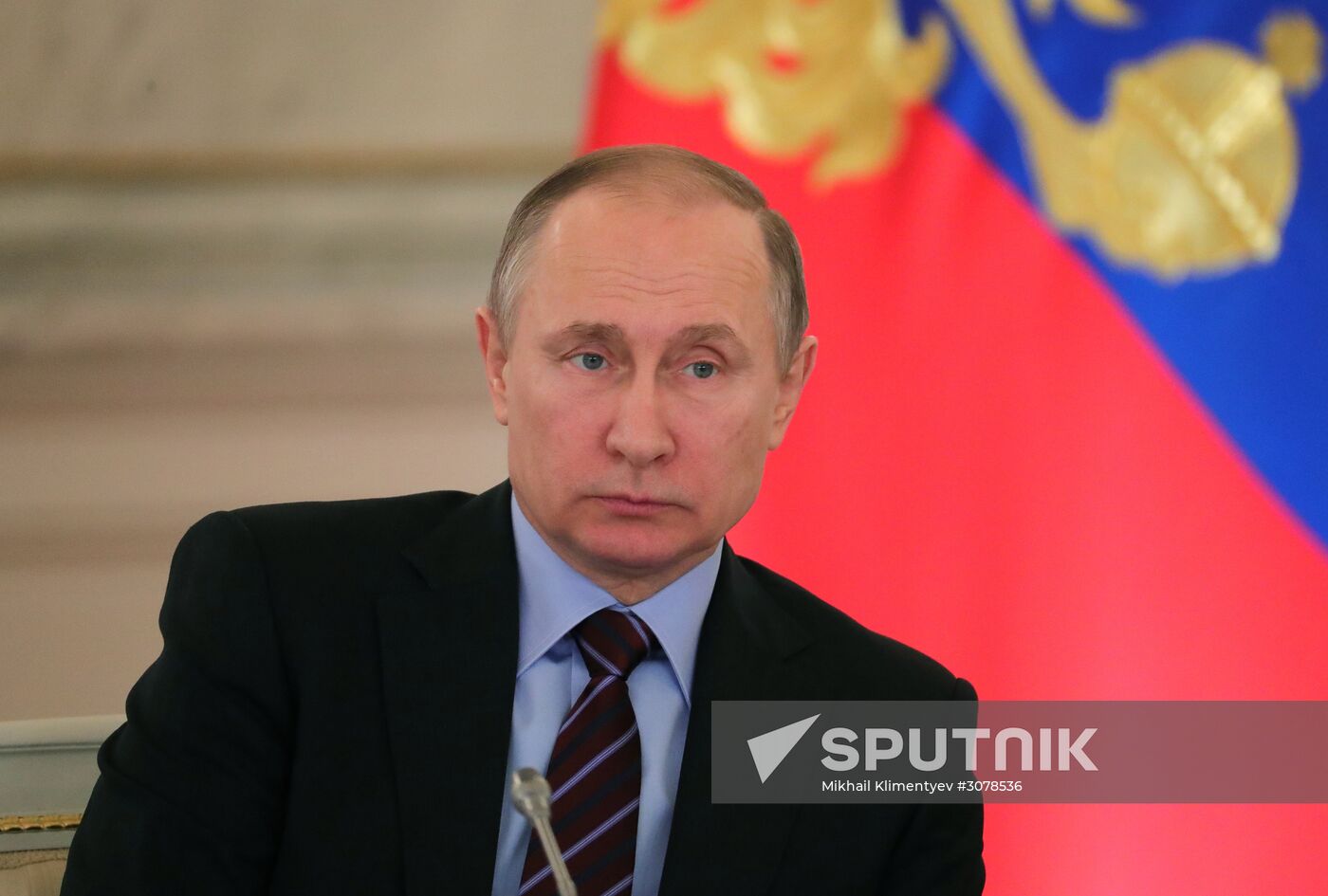 Russian President Vladimir Putin chairs meeting of Russian Pobeda (Victory) Organizing Committee