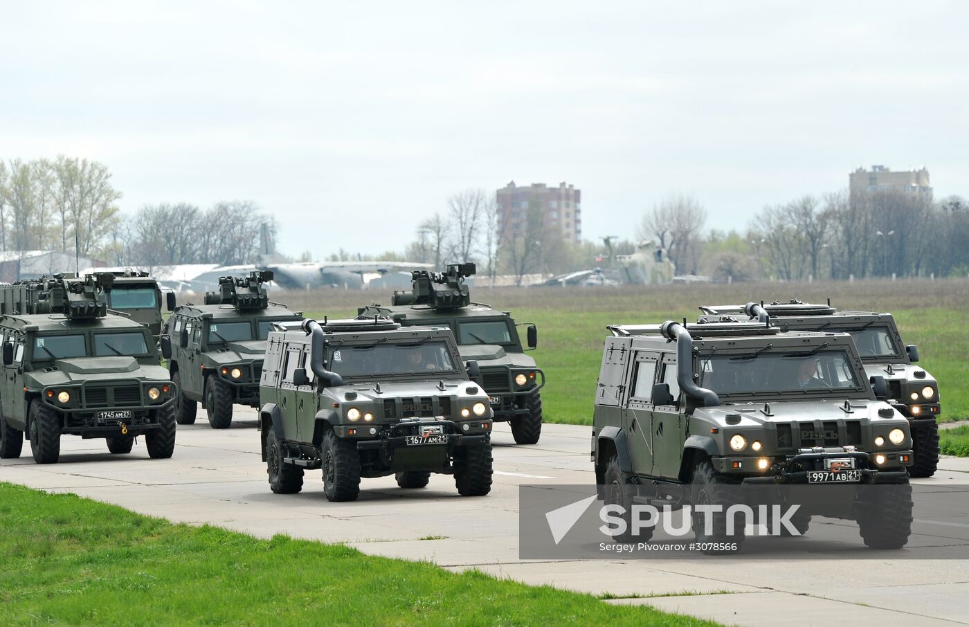Victory Day parade practice in Rostov-on-Don