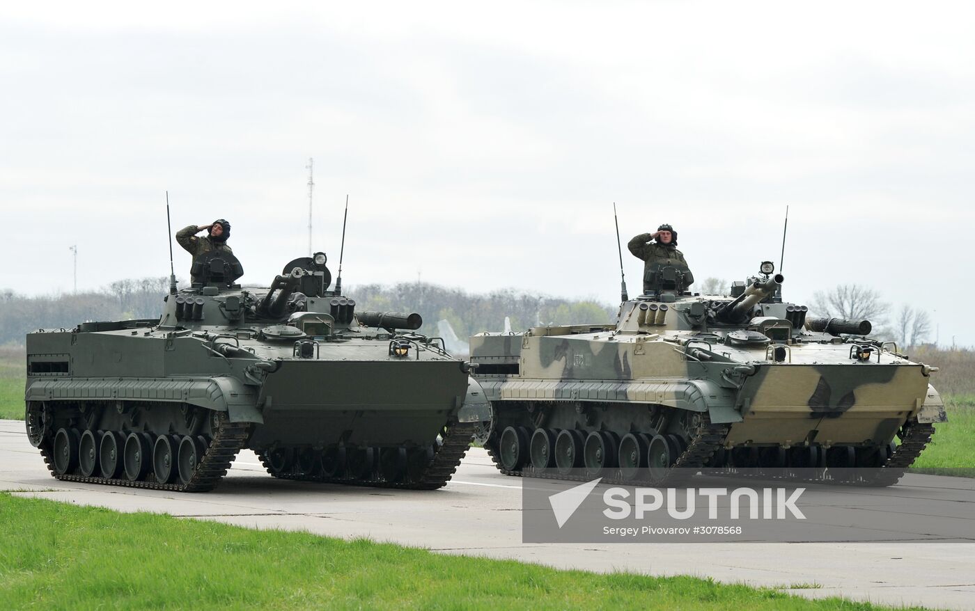 Victory Day parade practice in Rostov-on-Don