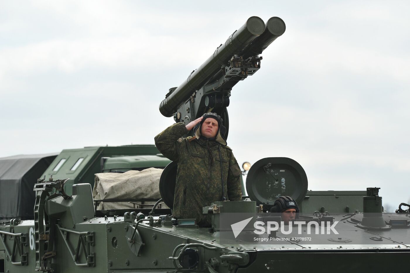 Victory Day parade practice in Rostov-on-Don