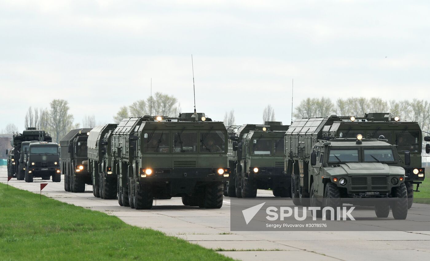 Victory Day parade practice in Rostov-on-Don