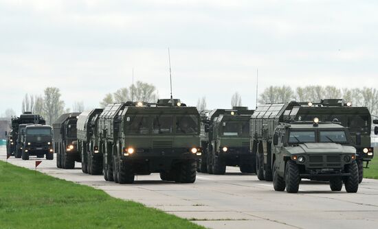 Victory Day parade practice in Rostov-on-Don