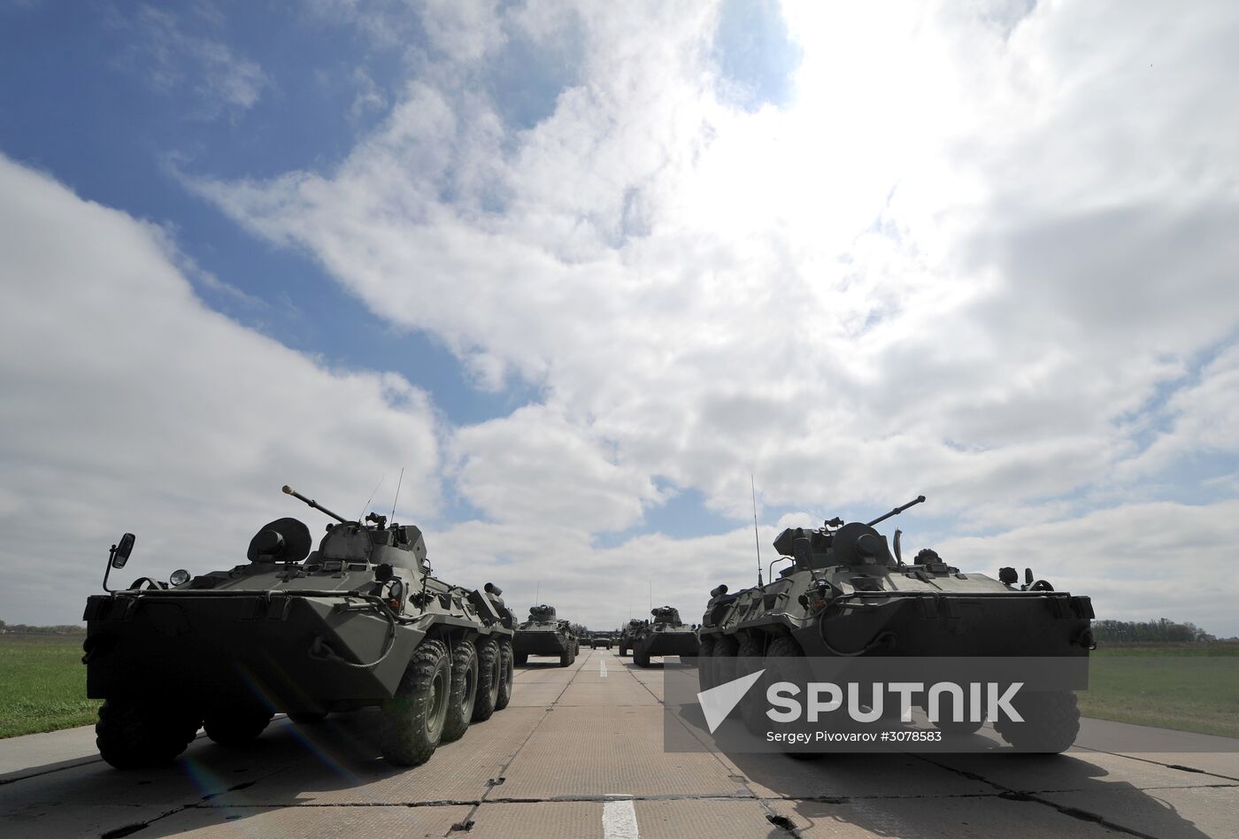 Victory Day parade practice in Rostov-on-Don
