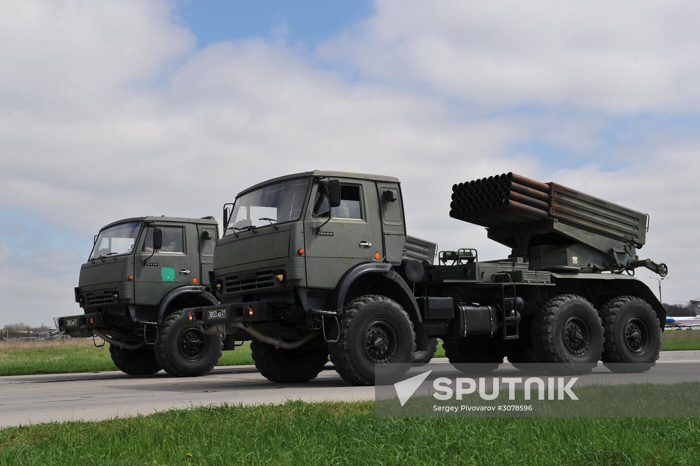 Victory Day parade practice in Rostov-on-Don