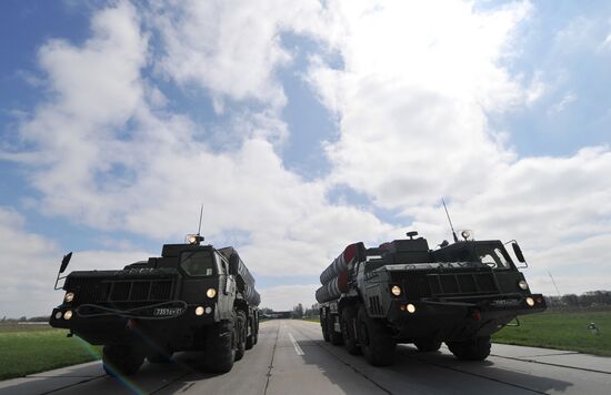 Victory Day parade practice in Rostov-on-Don