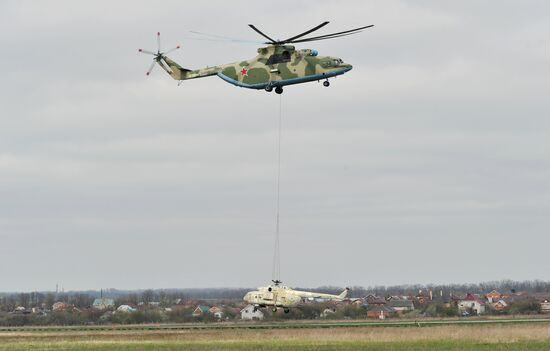 Victory Day parade practice in Rostov-on-Don