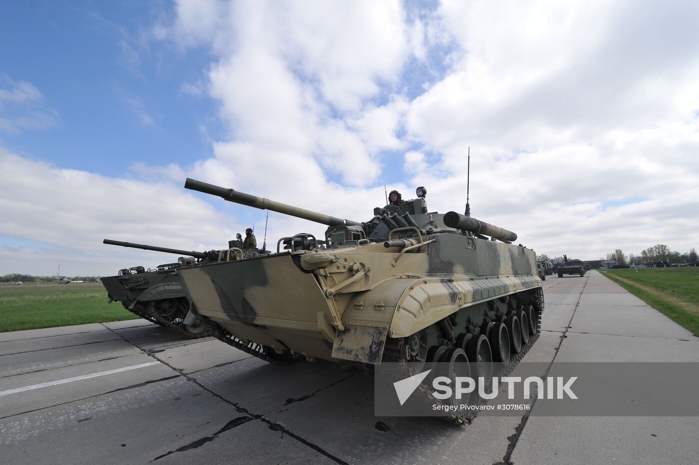 Victory Day parade practice in Rostov-on-Don