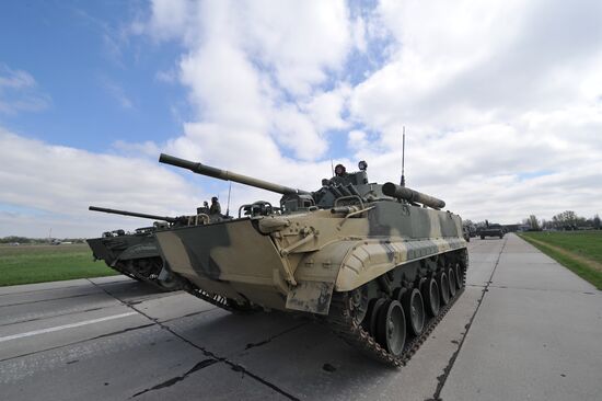 Victory Day parade practice in Rostov-on-Don