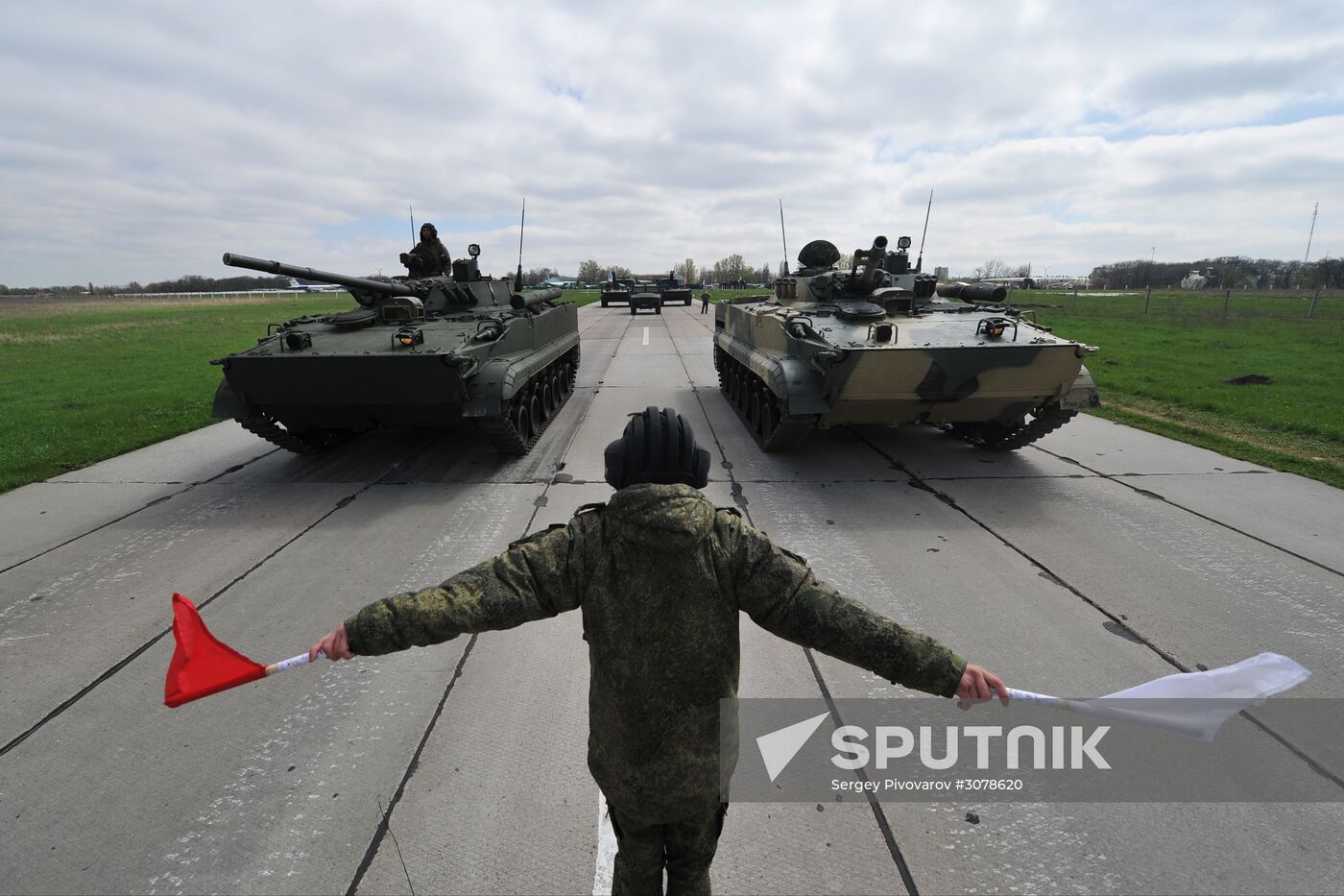 Victory Day parade practice in Rostov-on-Don