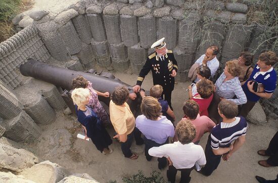 Artillery positions of the fourth bastion in Sevastopol