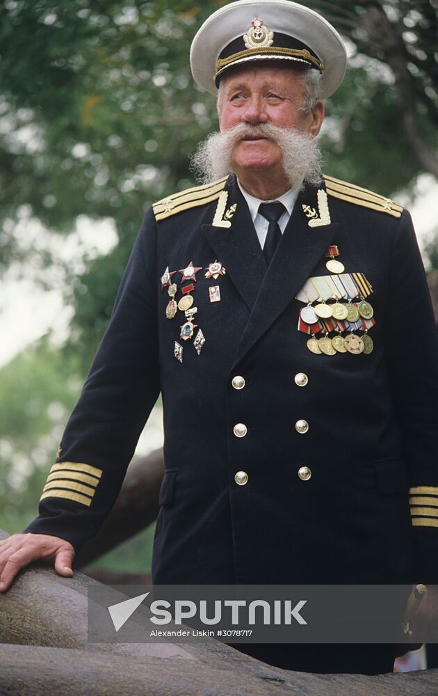 Veteran of Great Patriotic War Yevgeny Yeznor