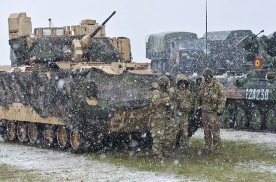 US and Romania joint military exercise within operation Atlantic Resolve