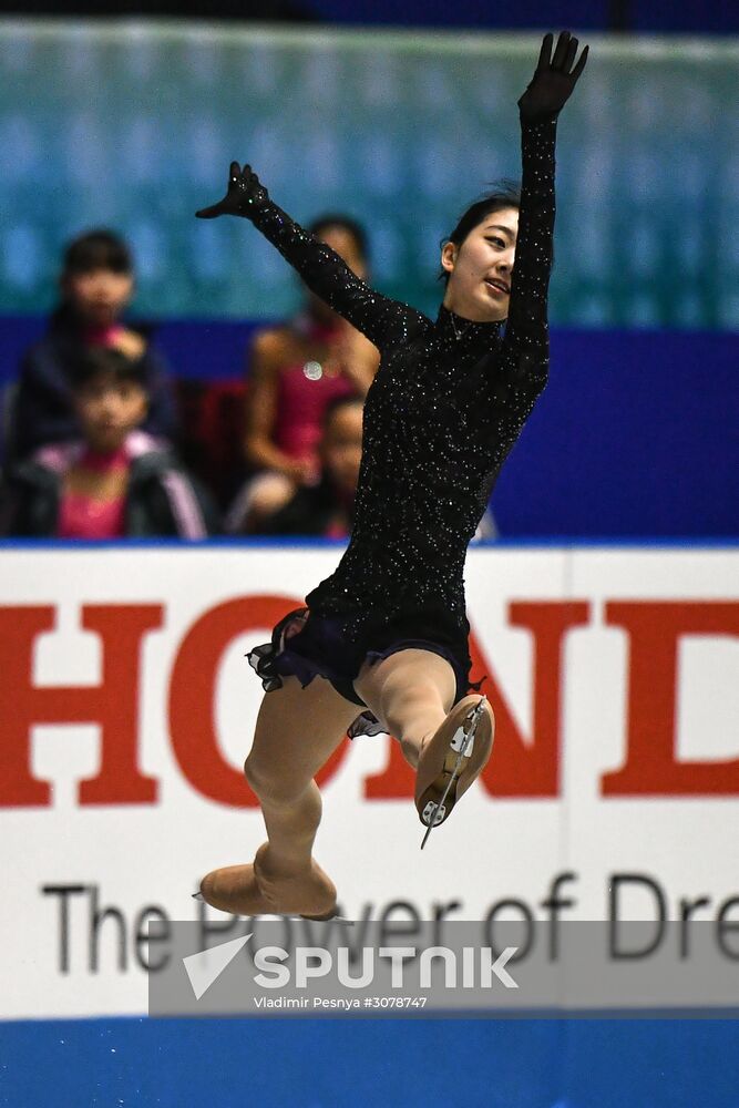 ISU World Team Trophy in Figure Skating. Women. Short program