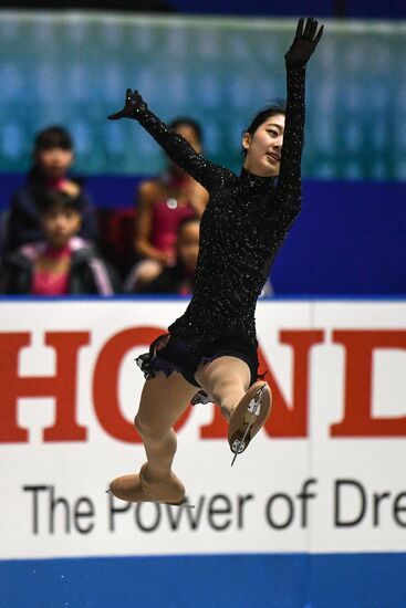 ISU World Team Trophy in Figure Skating. Women. Short program