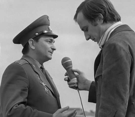 Soviet cosmonaut Valery Bykovsky