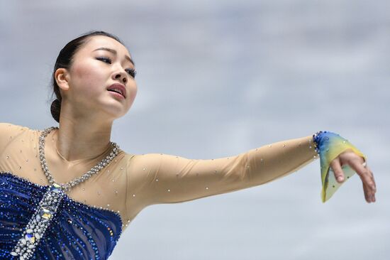 ISU World Team Trophy in Figure Skating. Women. Short program
