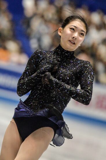 Figure skating. ISU World Team Trophy. Women. Short program