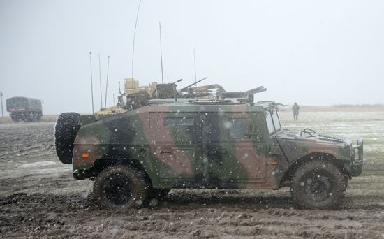 US and Romania joint military exercise within operation Atlantic Resolve