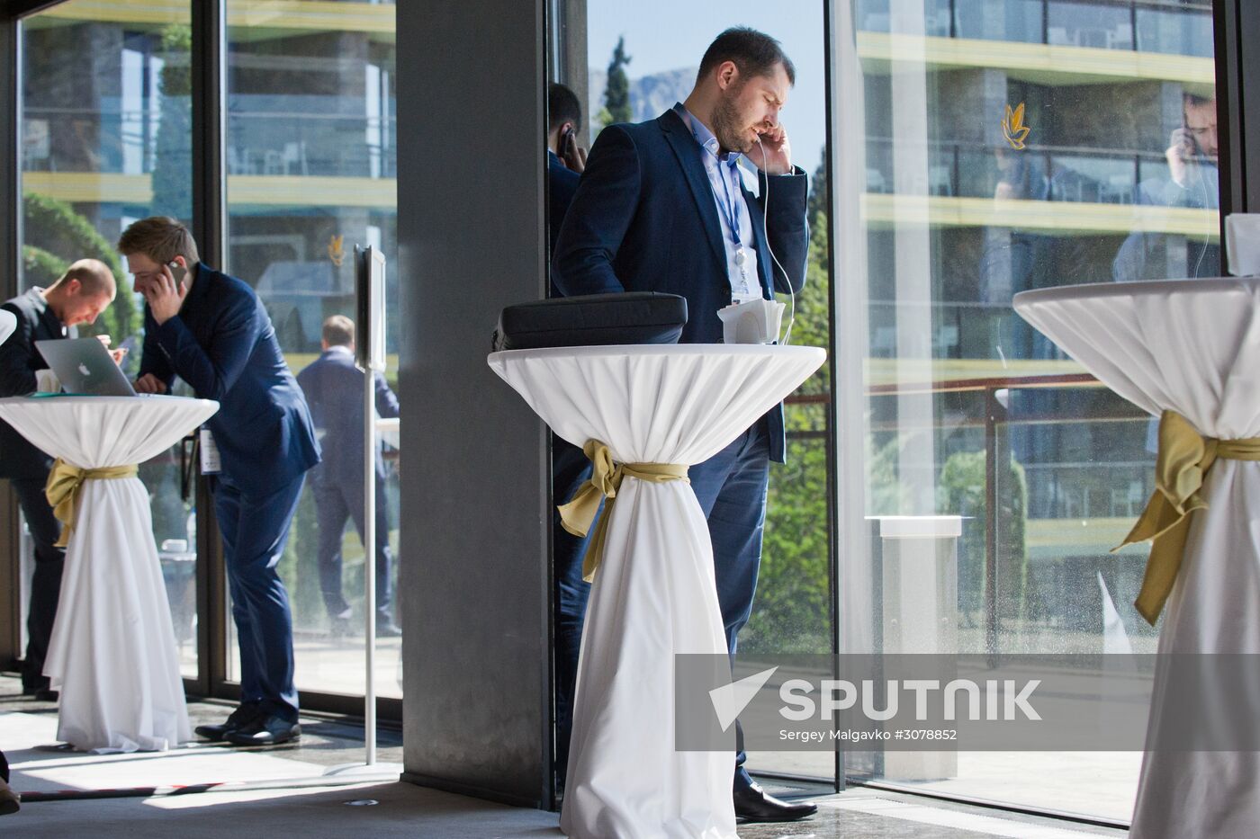 Yalta International Economic Forum in Crimea. Day first