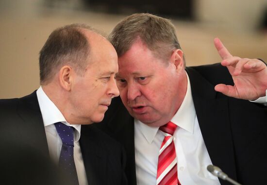 Russian President Vladimir Putin chairs meeting of Russian Pobeda (Victory) Organizing Committee