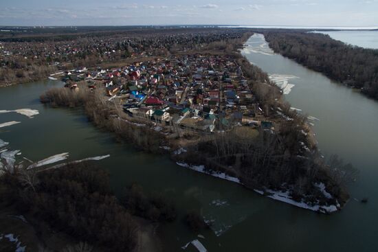 Spring in Novosibirsk Region