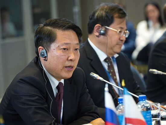 Yalta International Economic Forum in Crimea. Day one