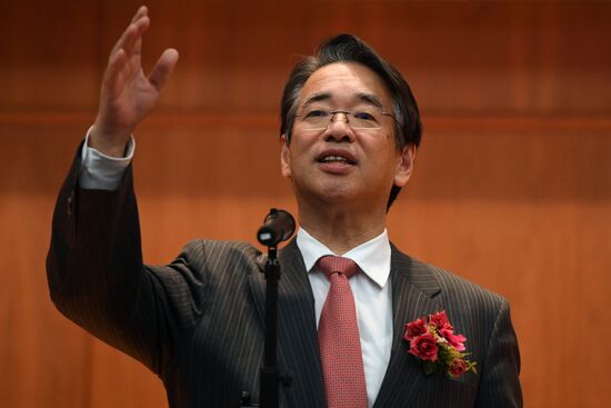 Celebration of 50th anniversary of opening up of air communications between Tokyo and Moscow