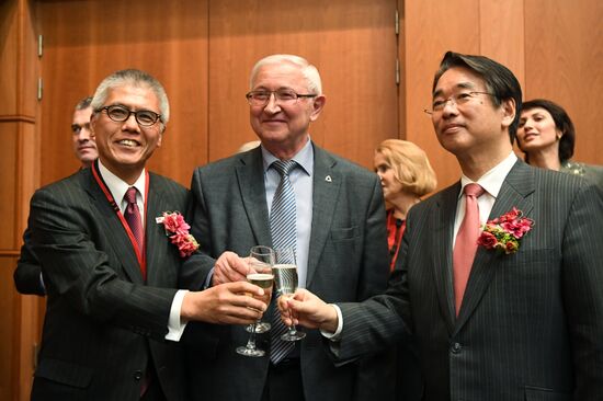 Celebration of 50th anniversary of opening up of air communications between Tokyo and Moscow