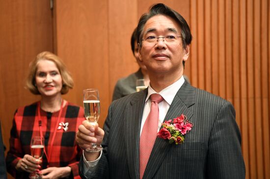 Celebration of 50th anniversary of opening up of air communications between Tokyo and Moscow