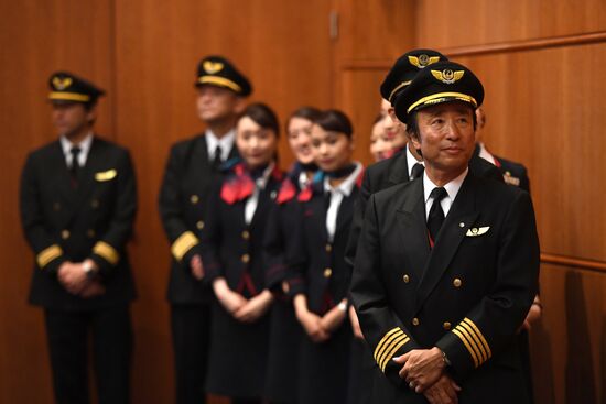 Celebration of 50th anniversary of opening up of air communications between Tokyo and Moscow