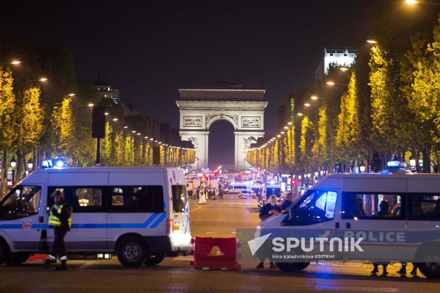 Aftermath of Paris shooting near Champs-Elysees