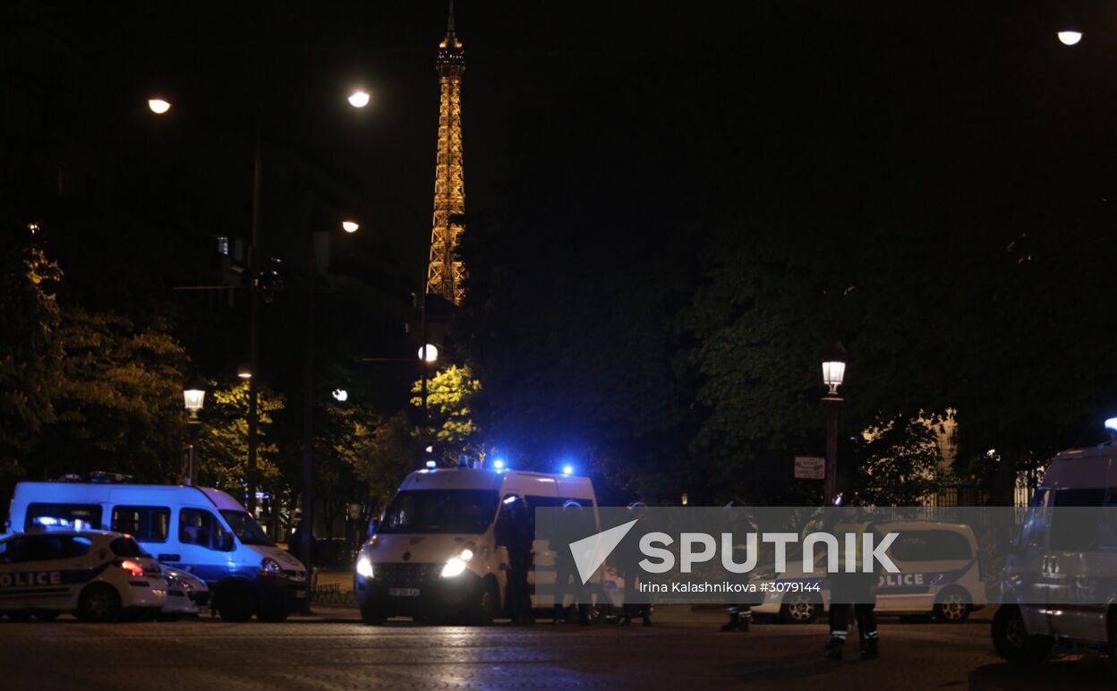 Aftermath of Paris shooting near Champs-Elysees