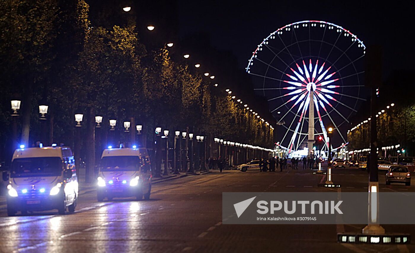 Aftermath of Paris shooting near Champs-Elysees