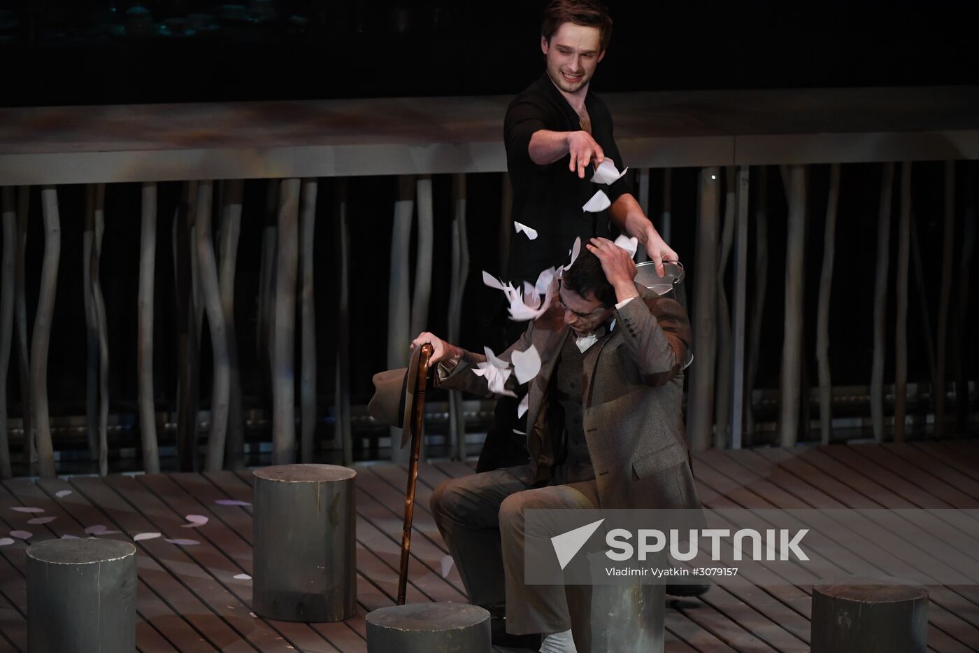Pre-premiere show of The Seagull 73458 based on Anton Chekhov's play