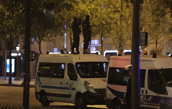 Aftermath of Paris shooting near Champs-Elysees
