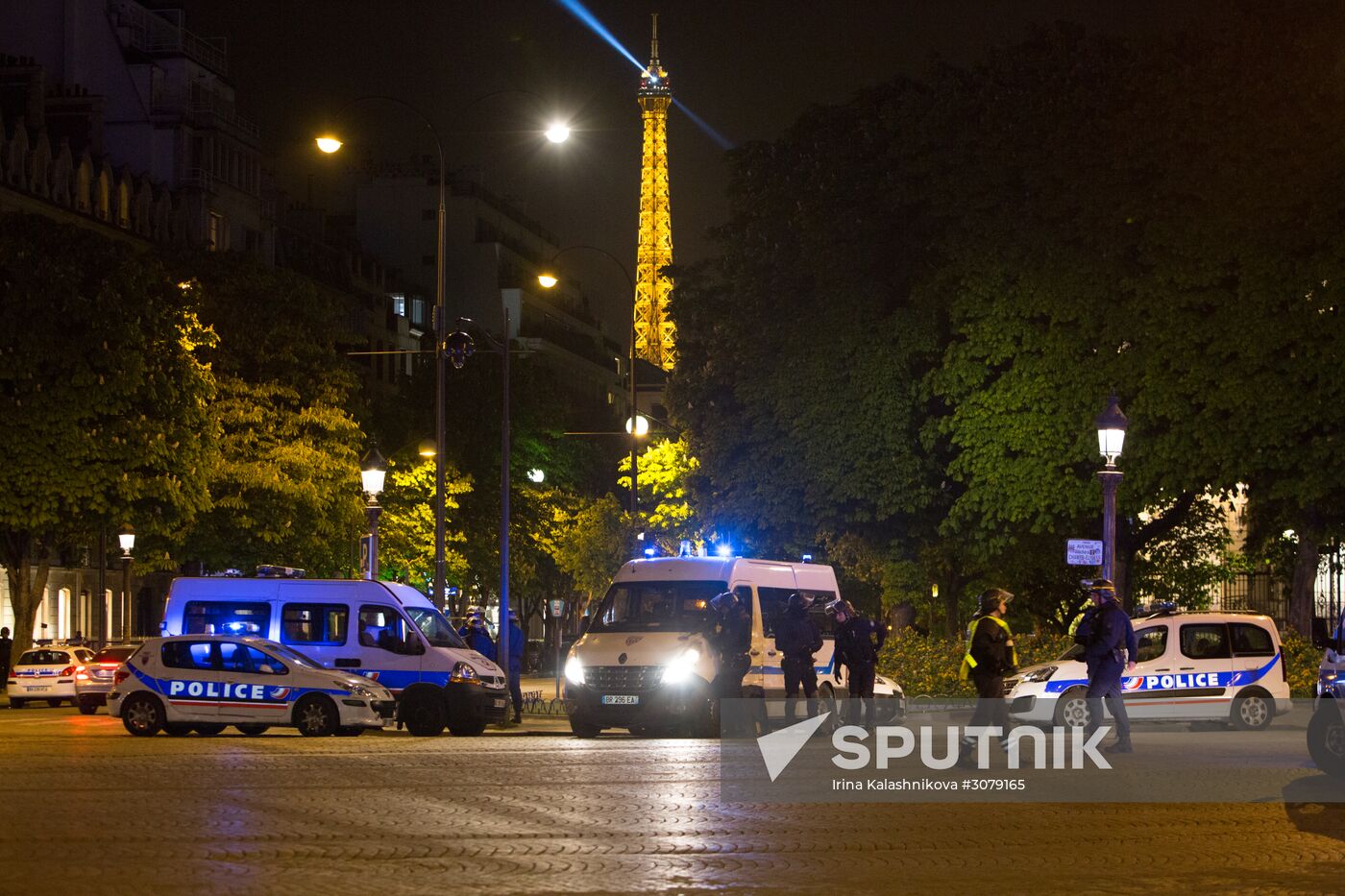 Aftermath of Paris shooting near Champs-Elysees